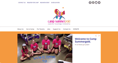 Desktop Screenshot of campsummergold.com